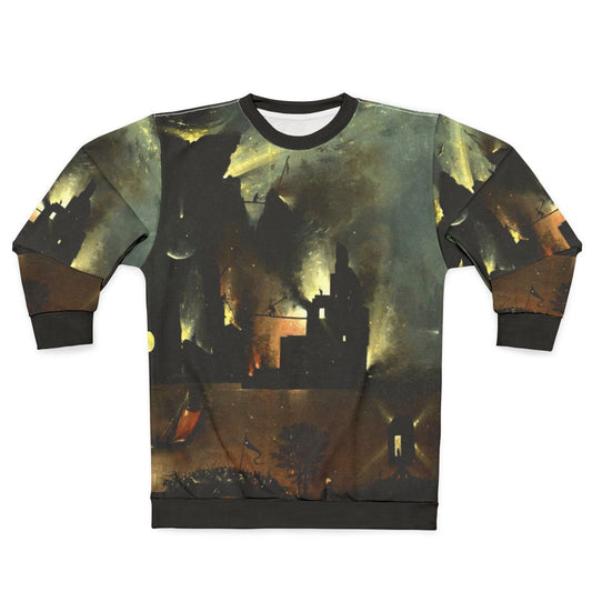 Hieronymus Bosch "Hell" Sweatshirt featuring surreal religious art
