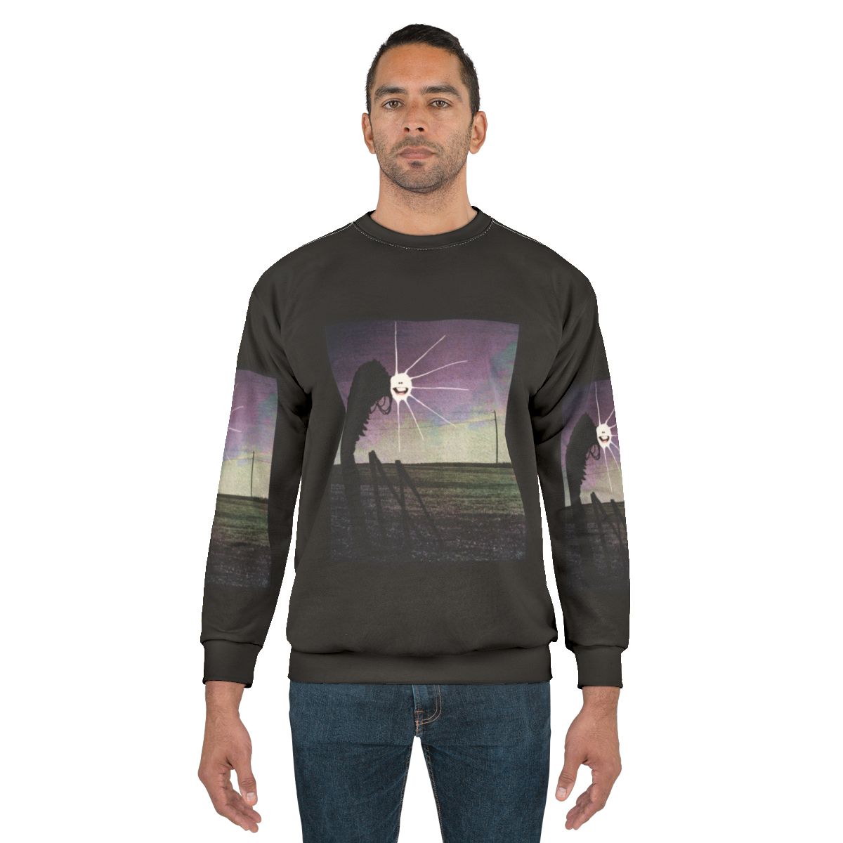 Highway Face Sweatshirt - Graphic Sweatshirt for Streetwear Fashion