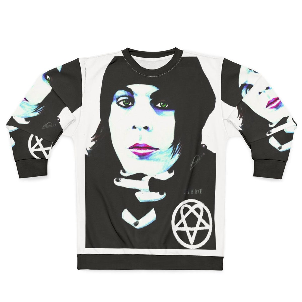 Him Ville Valo Portrait Sweatshirt