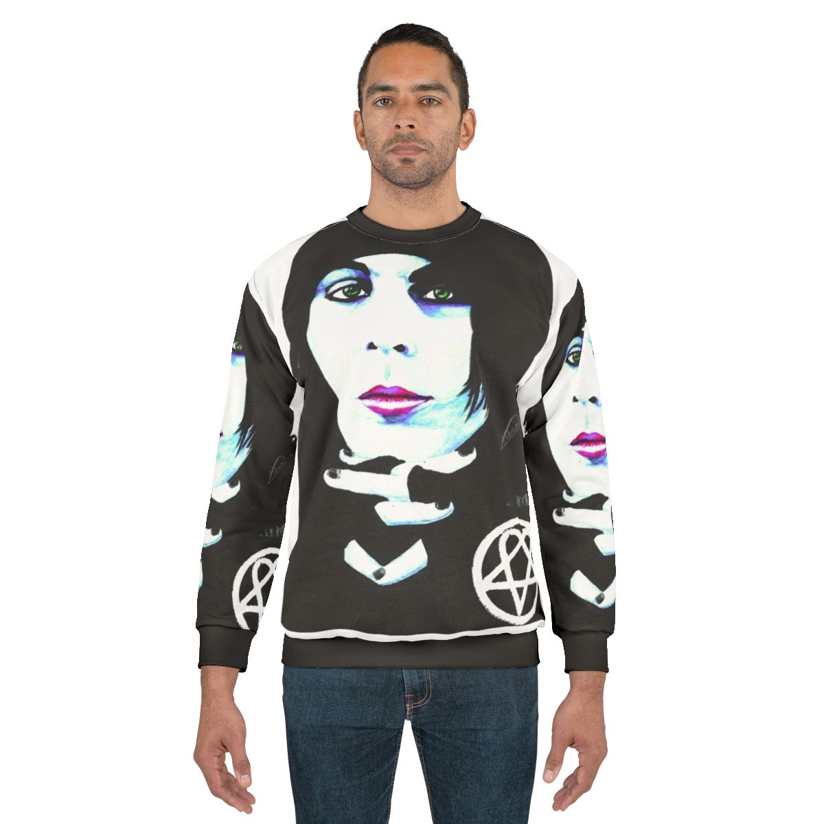 Him Ville Valo Portrait Sweatshirt
