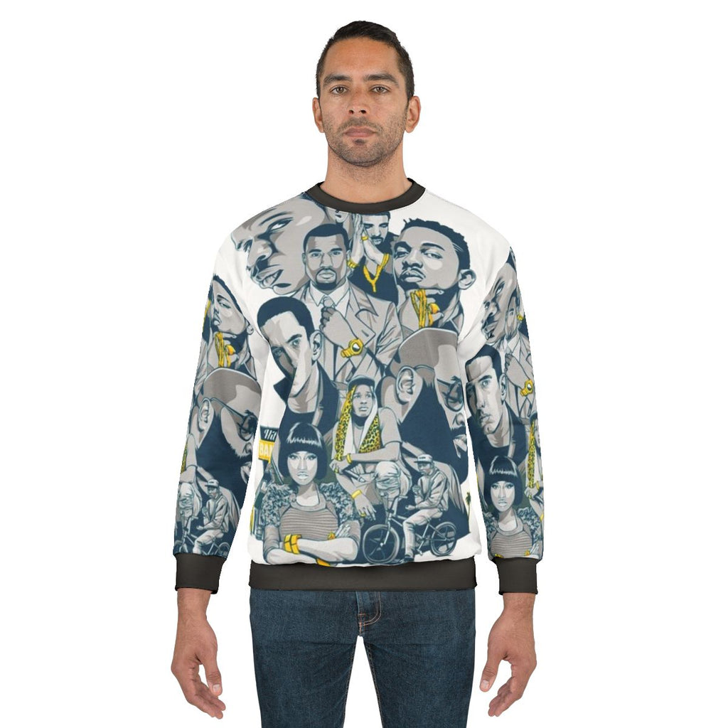 90s hip hop fashion sweatshirt