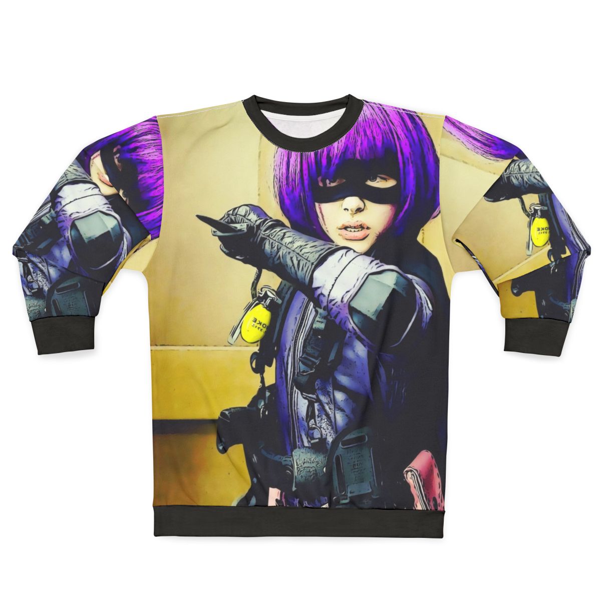 Hitgirl 2 superhero comic book character sweatshirt