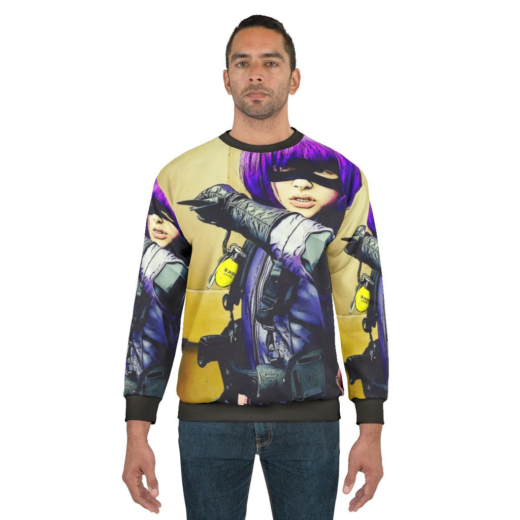 Hitgirl 2 superhero comic book character sweatshirt