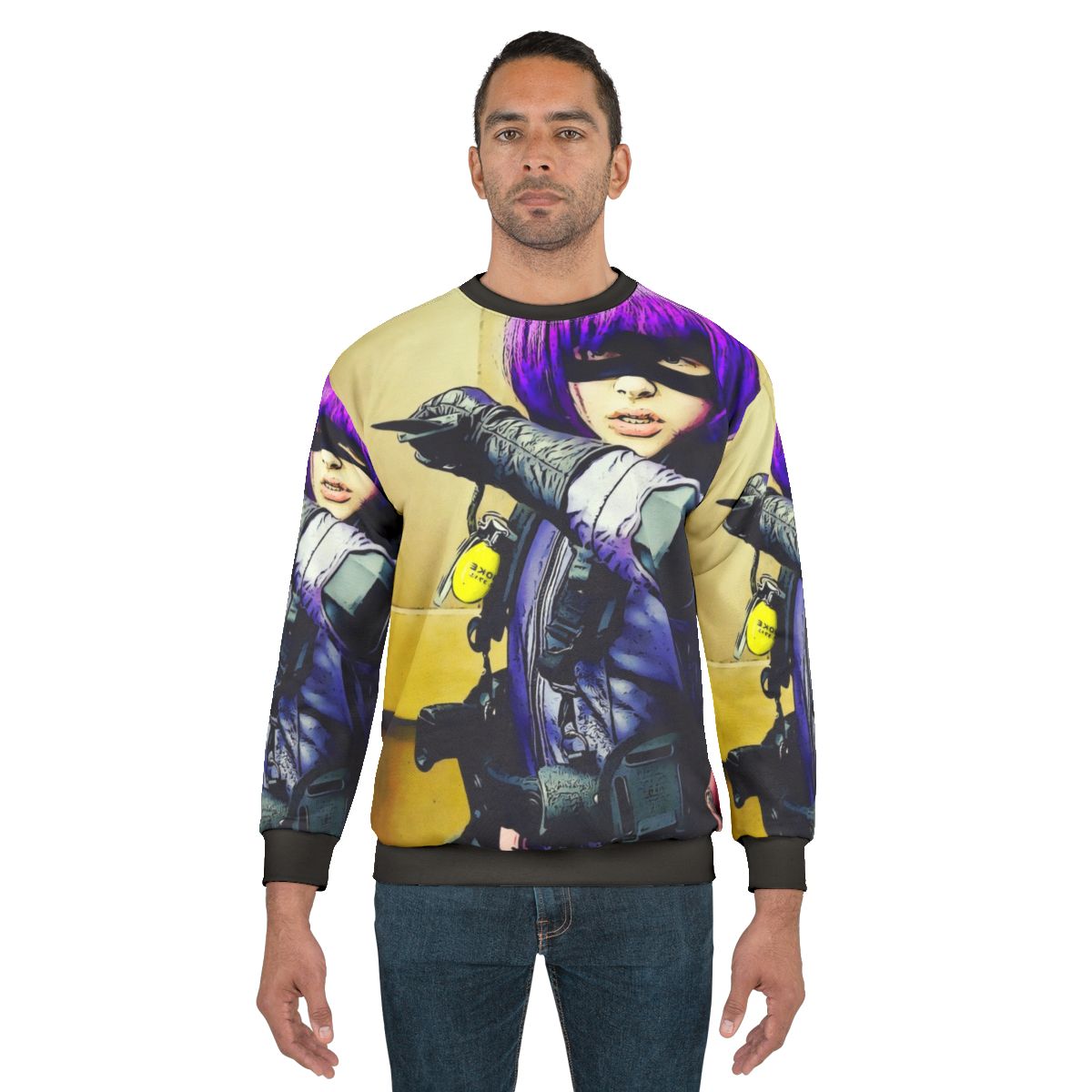 Hitgirl 2 superhero comic book character sweatshirt