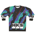 HKS Retro Pattern Sweatshirt - JDM Clothing & Drift Apparel
