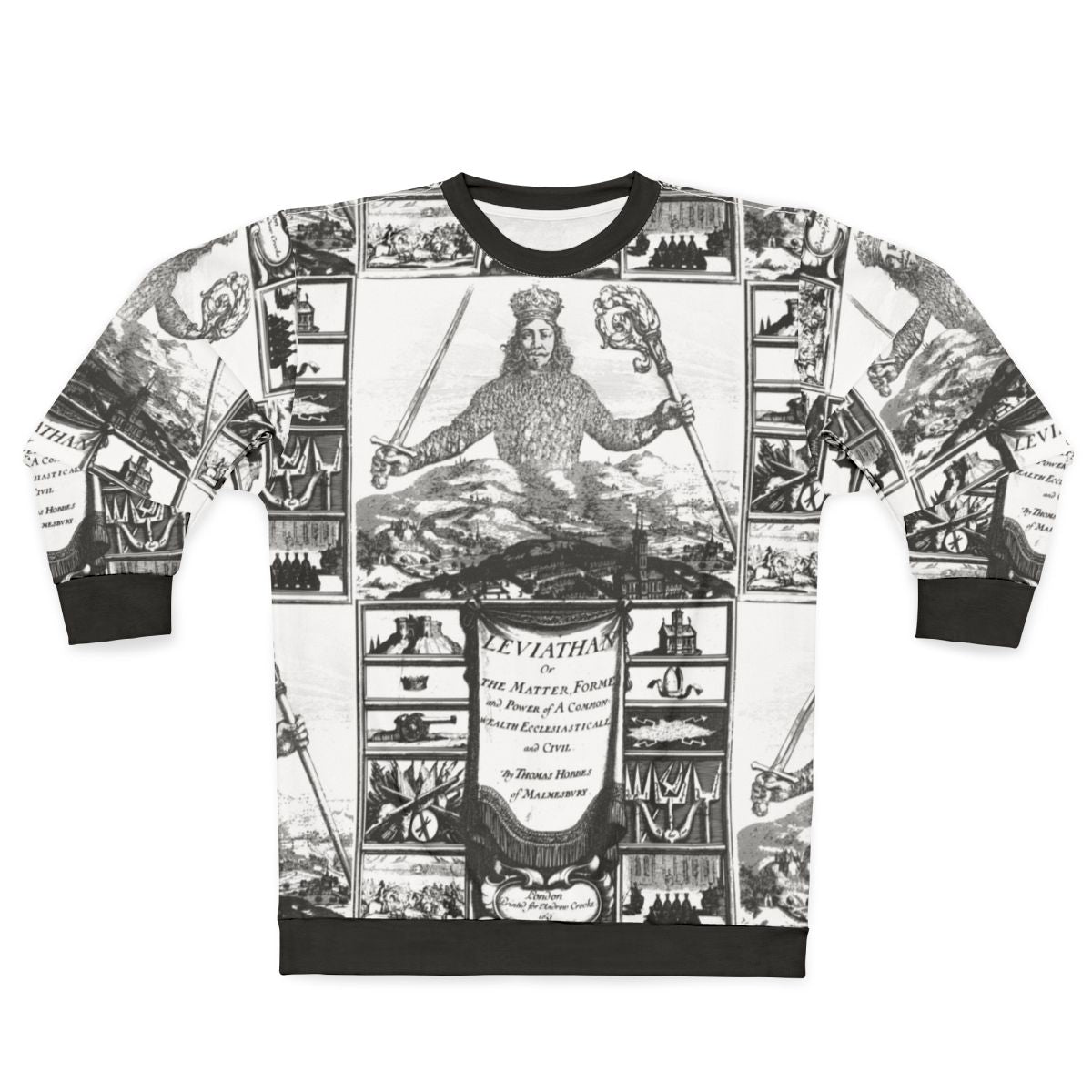 Hobbes Leviathan Frontispiece Sweatshirt