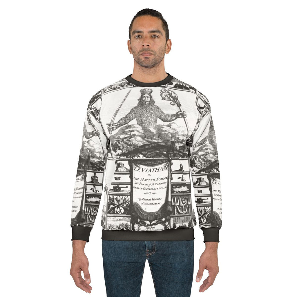 Hobbes Leviathan Frontispiece Sweatshirt