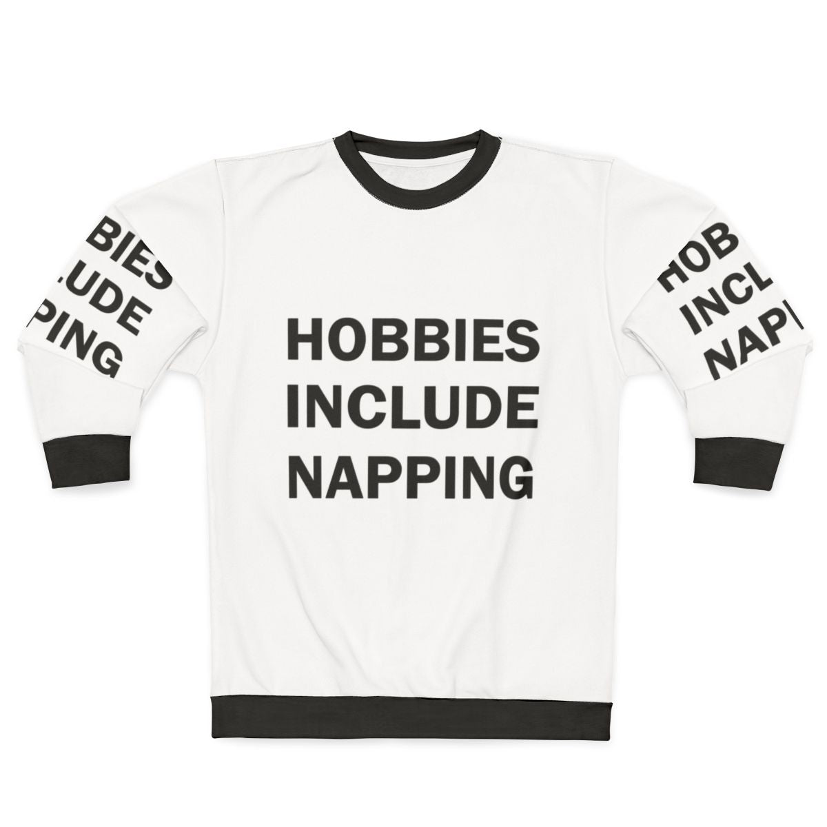 Cozy napping hobbies sweatshirt