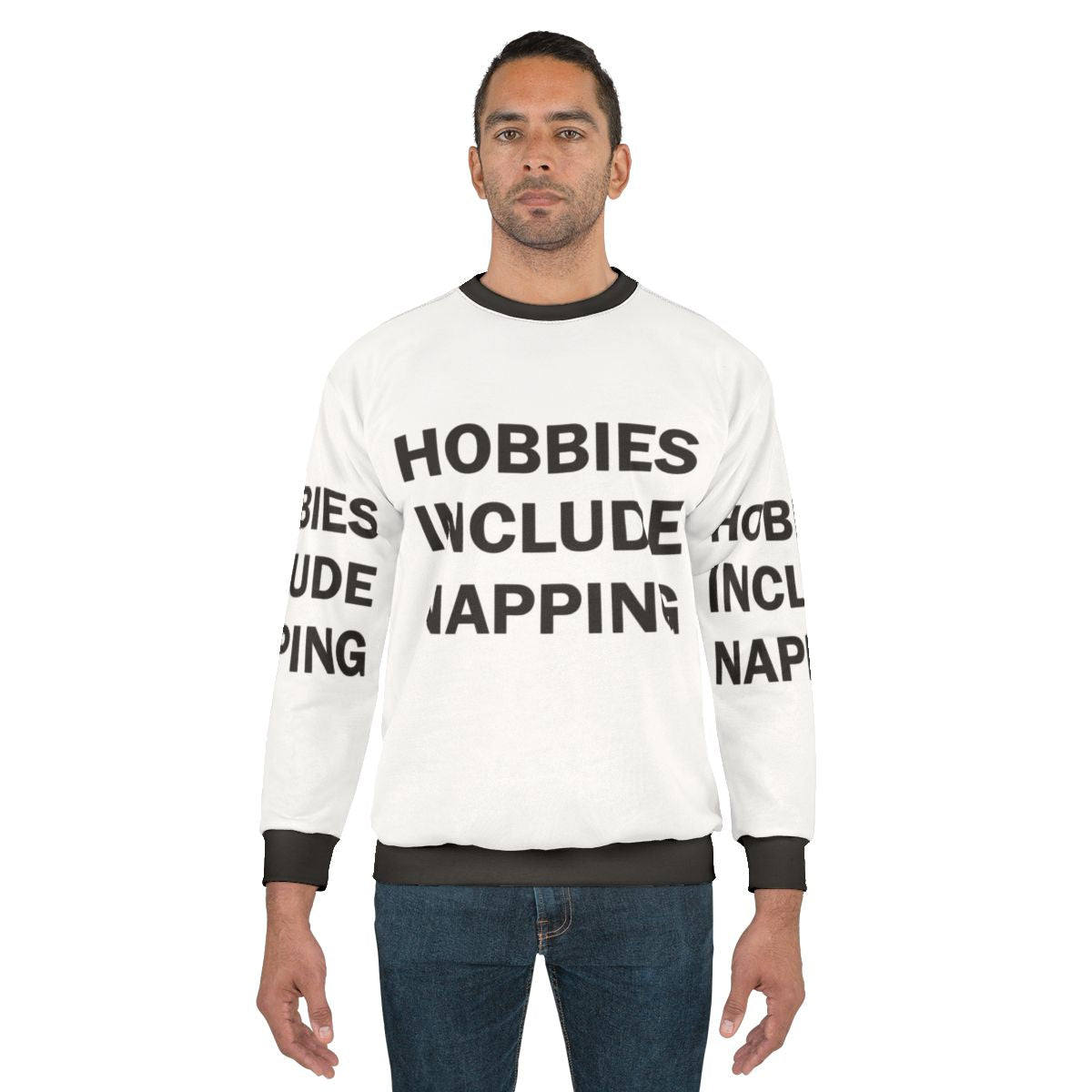 Cozy napping hobbies sweatshirt