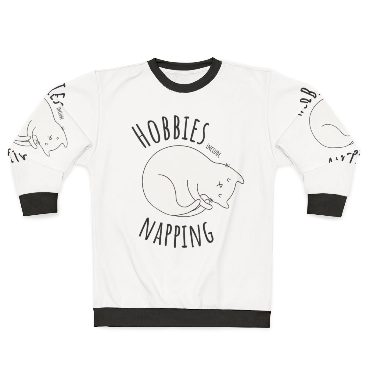 Hobbies Include Napping Kawaii Sweatshirt
