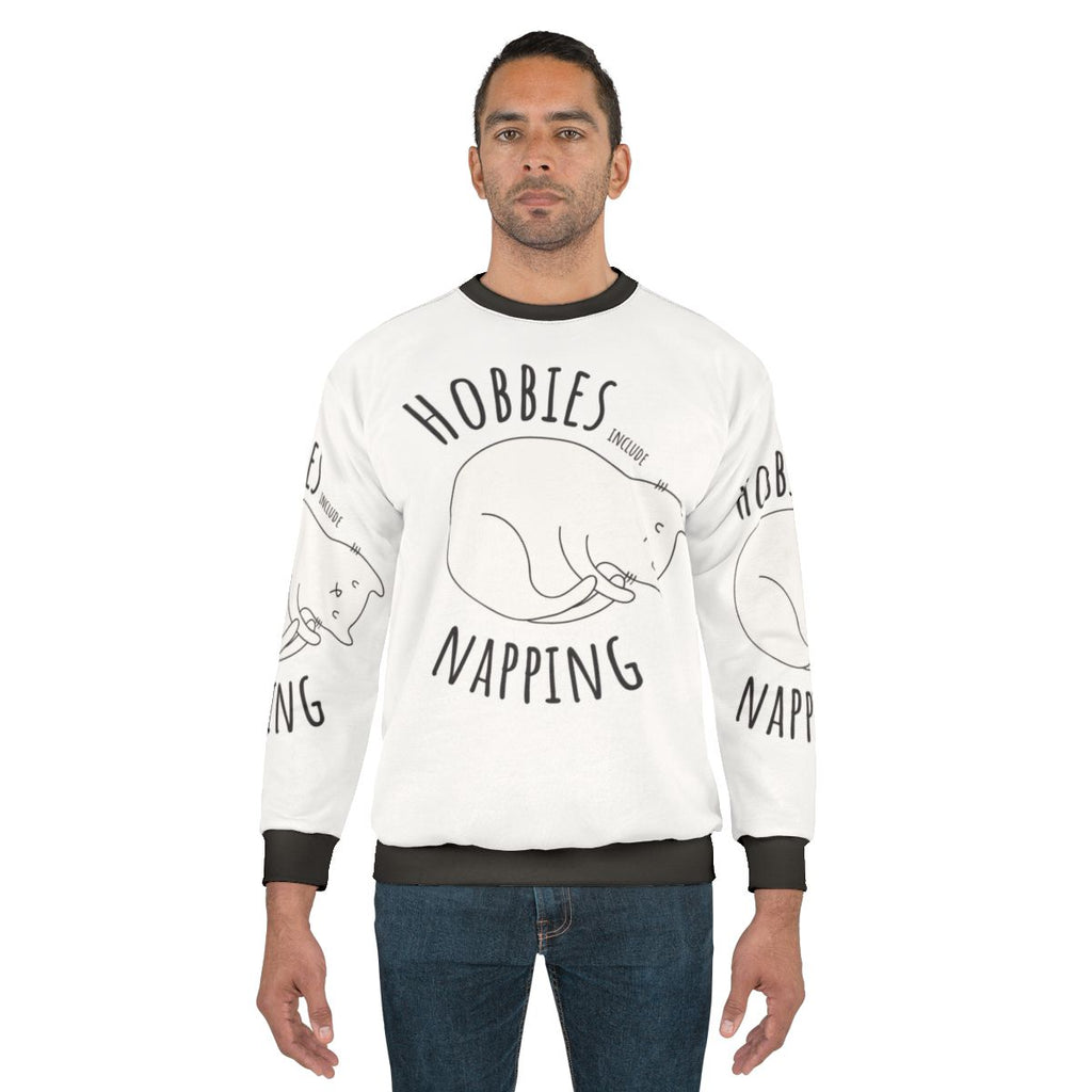 Hobbies Include Napping Kawaii Sweatshirt