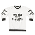 hobbies include vlogging and napping sweatshirt