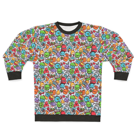Hobbies cartoon animal fruit pattern modern abstract sweatshirt