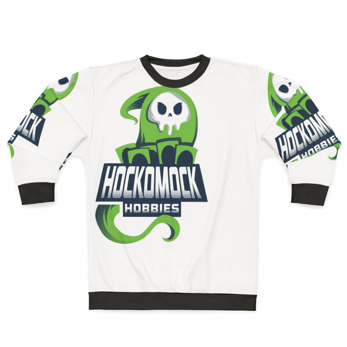 Hockomock Hobbies Logo Sweatshirt for Magic the Gathering Fans and Nerds