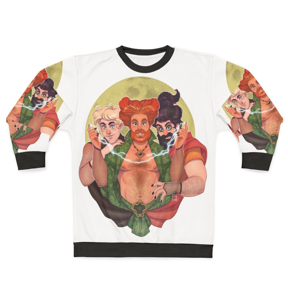 Hocus Pocus gay bear muscle men sweatshirt