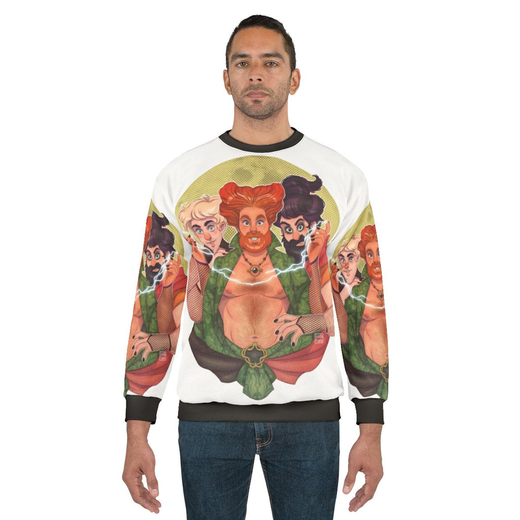 Hocus Pocus gay bear muscle men sweatshirt