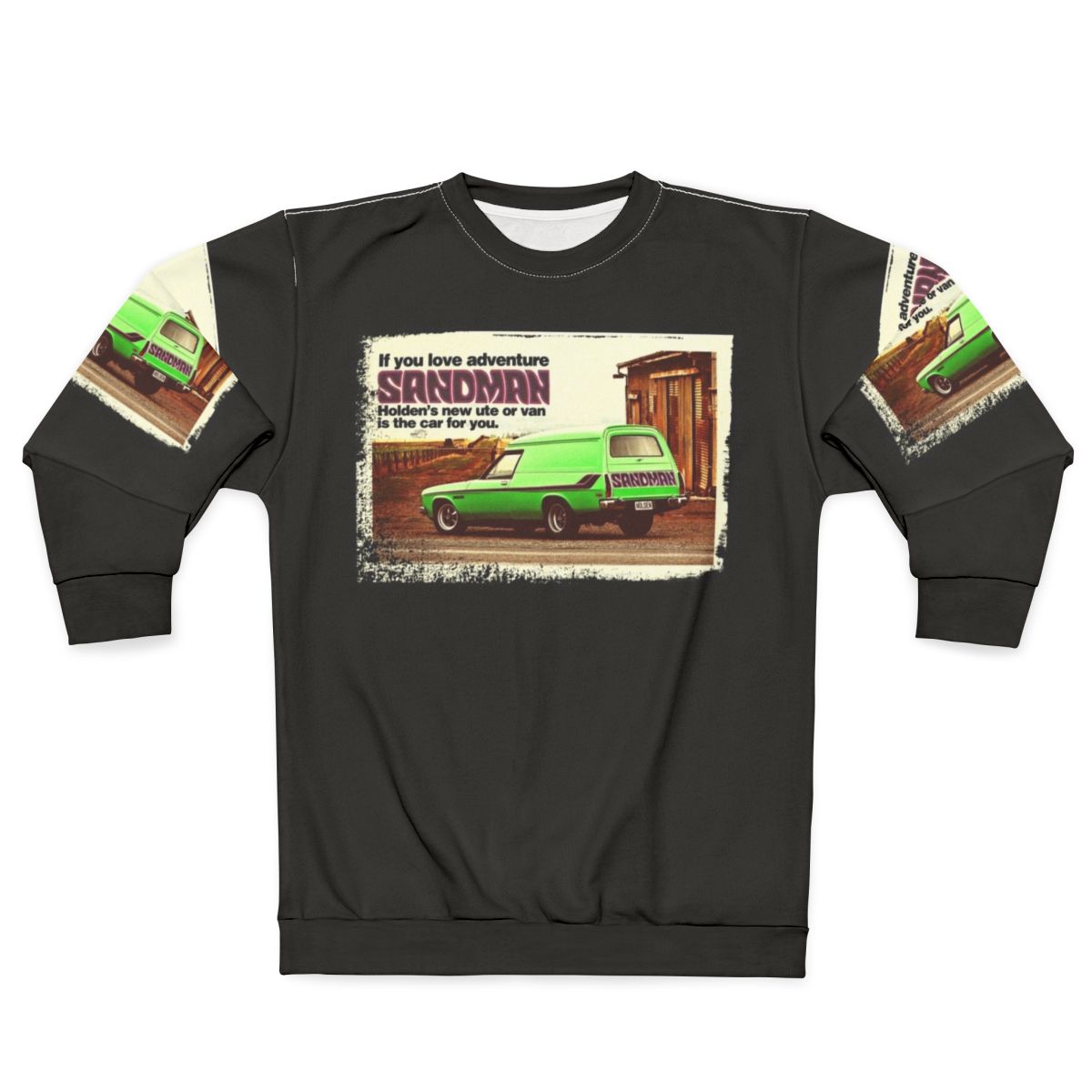 Holden Sandman Panel Van Retro Sweatshirt with Vintage Car Design