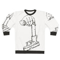 Extended Clip Sweatshirt with Trap and Drill Music Inspired Graphics