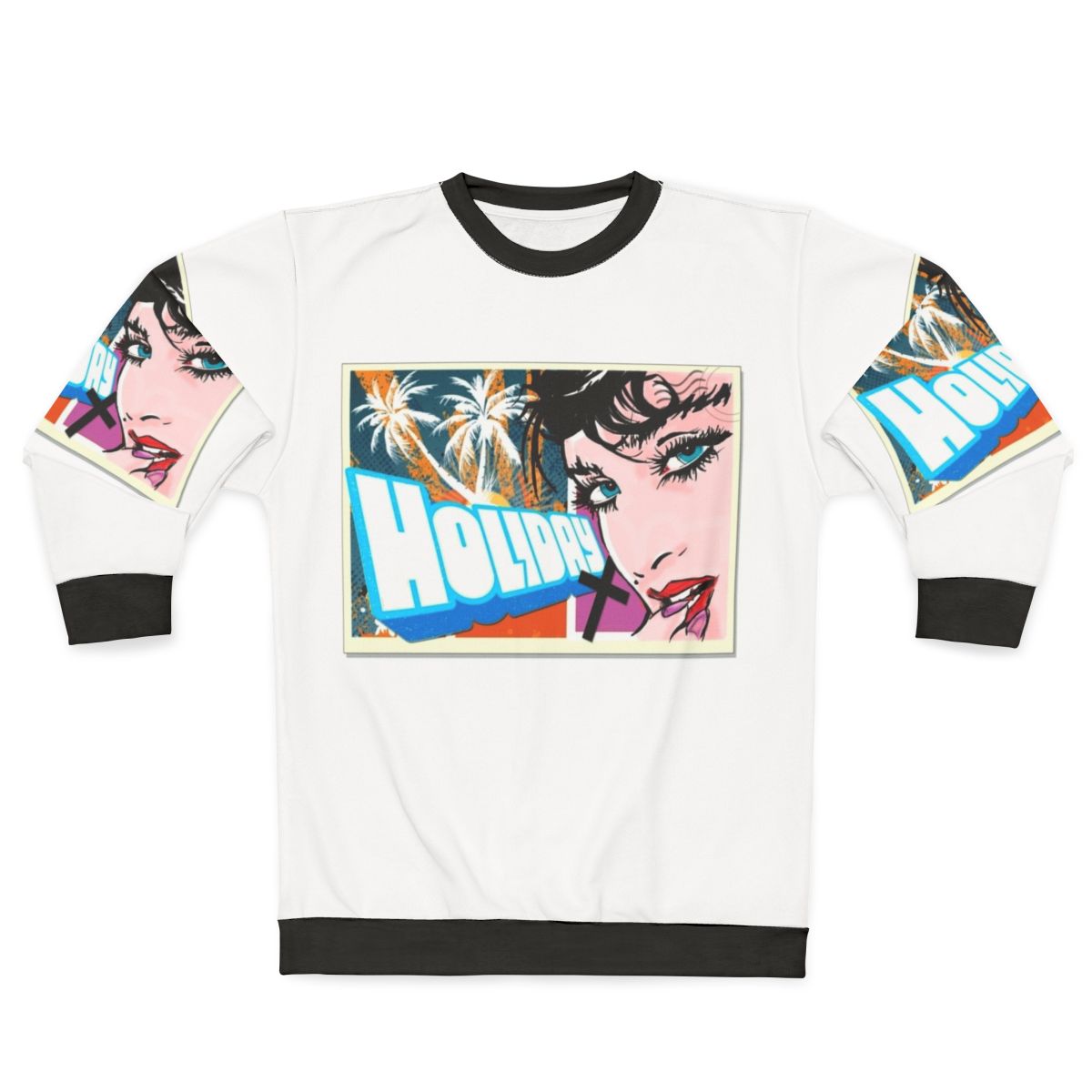 Madonna-inspired holiday sweatshirt