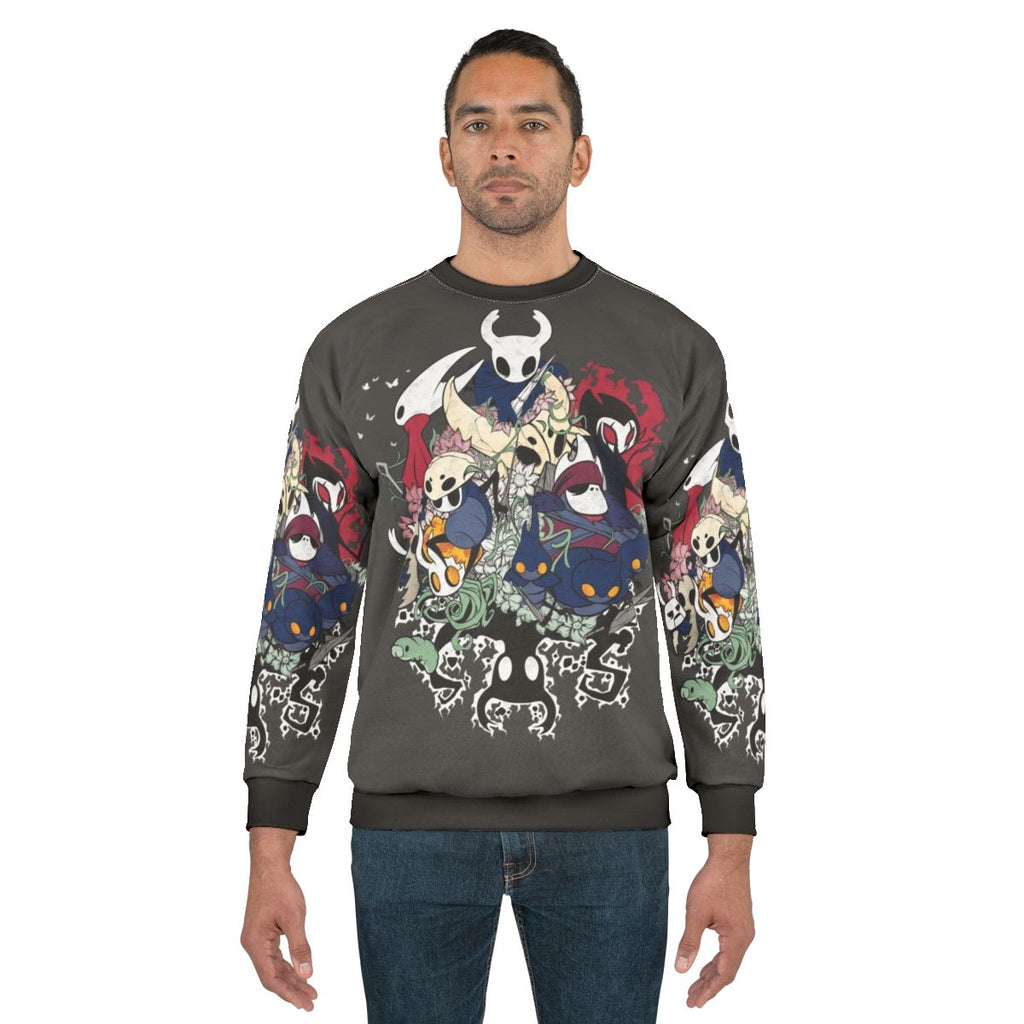 Hollow Knight character crew neck sweatshirt