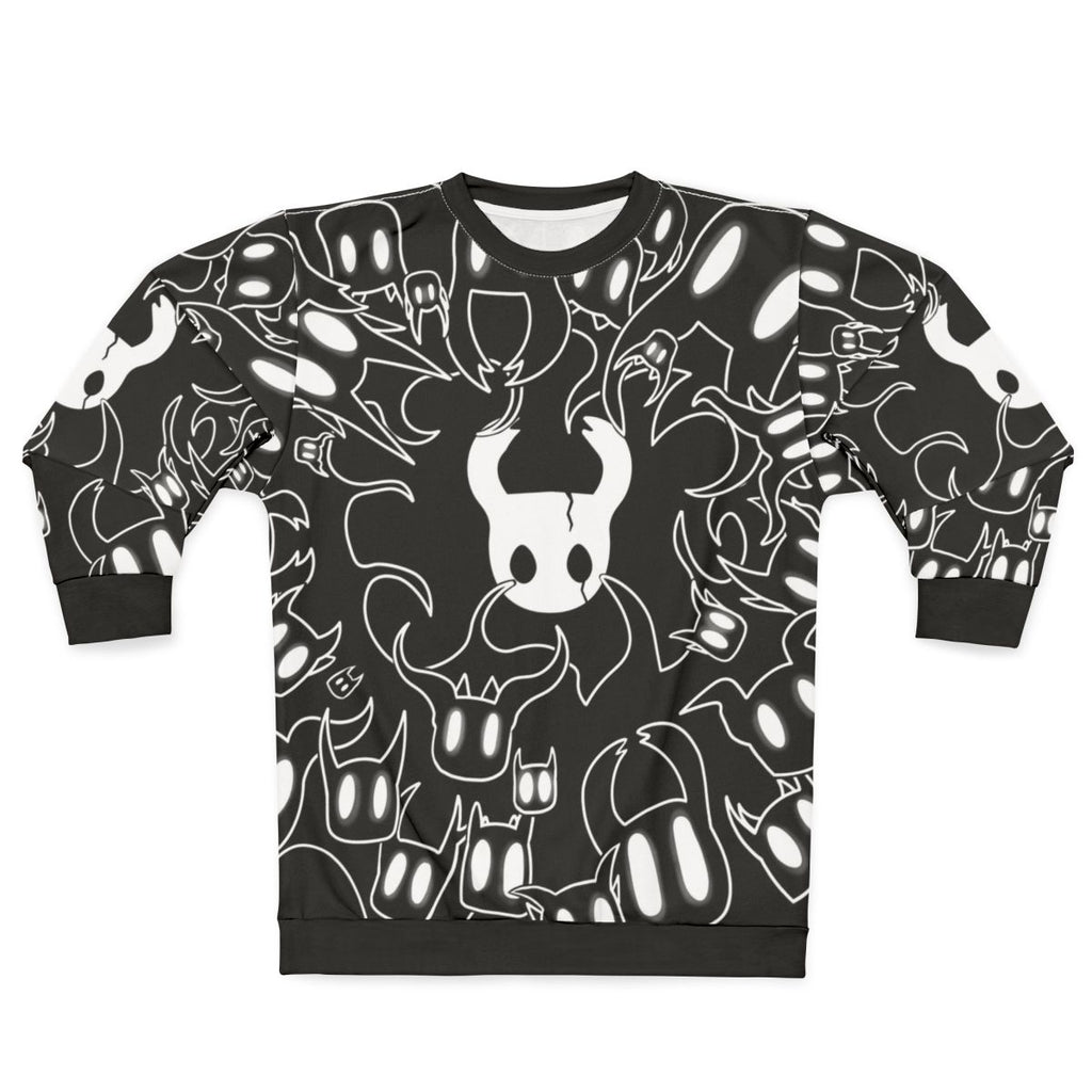 Hollow Knight doodle inspired sweatshirt with indie game artwork