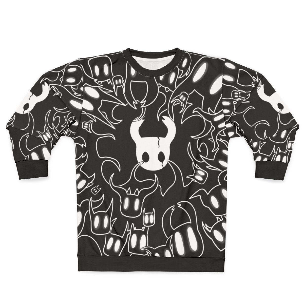 Hollow Knight doodle inspired sweatshirt with indie game artwork