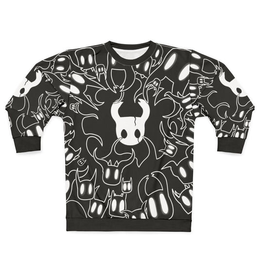Hollow Knight doodle inspired sweatshirt with indie game artwork