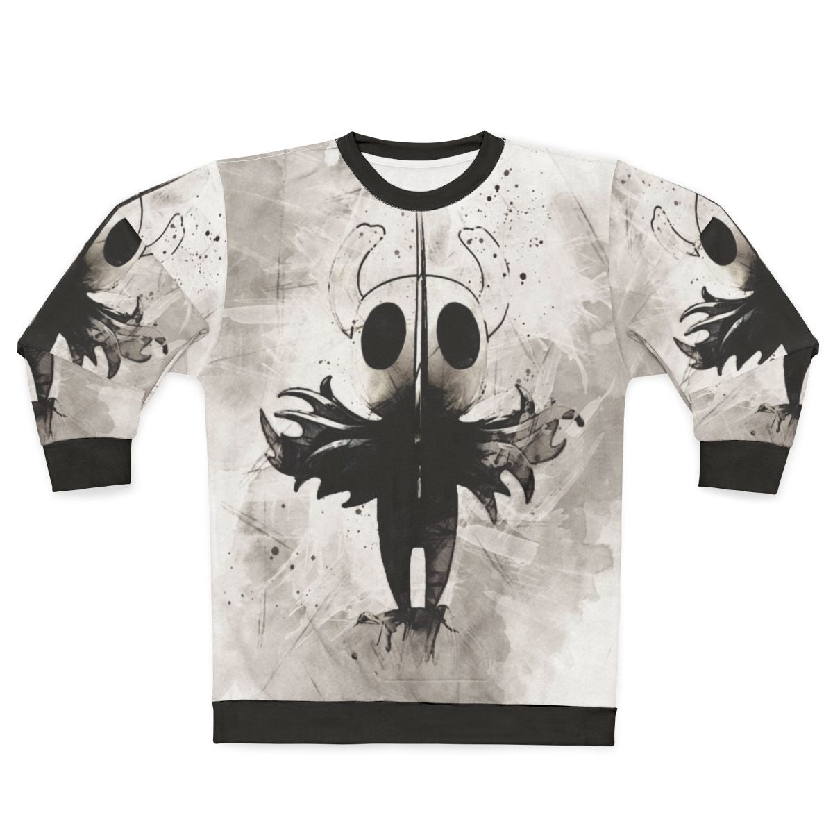 Hollow Knight Sweatshirt with Watercolor Painting