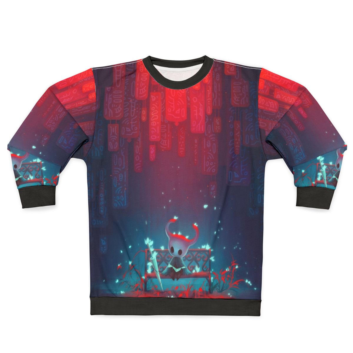 Hollow Knight Sweatshirt featuring the protagonist of the Metroidvania indie game
