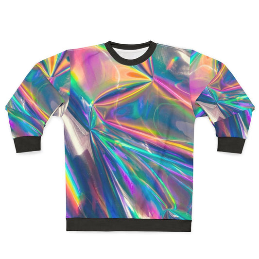 Colorful high-quality holographic sweatshirt
