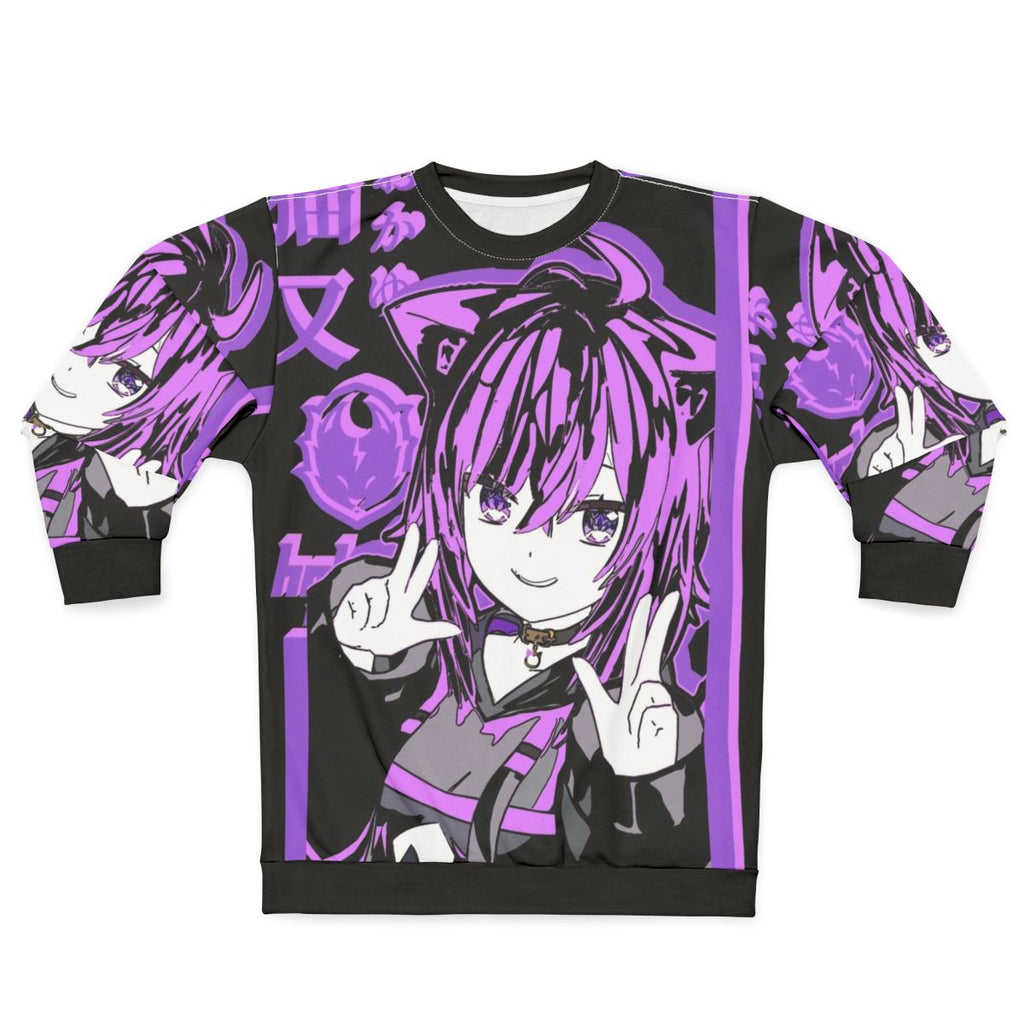 Hololive Gamers Nekomata Okayu Anime Inspired Sweatshirt