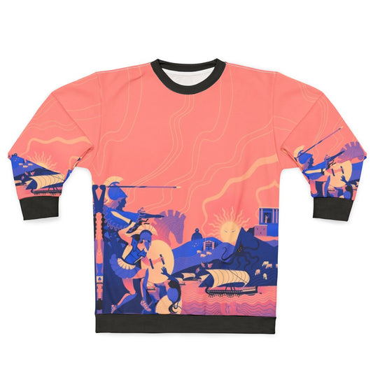 Homeric Landscape Greek Mythology Sweatshirt