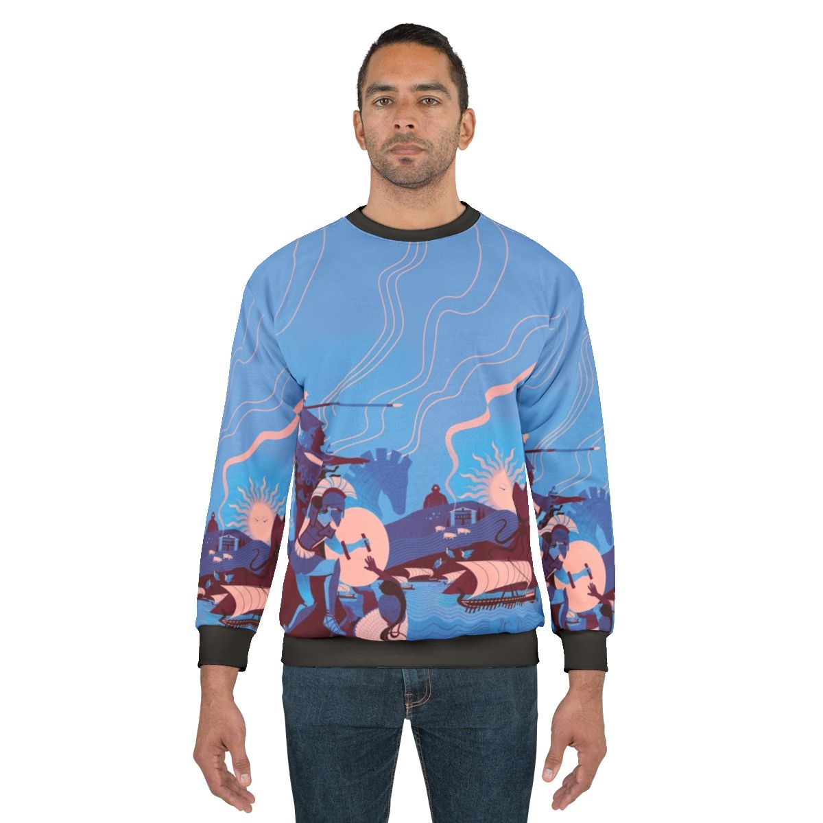 Homeric Landscape Winter Sweatshirt