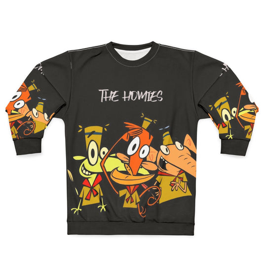 Homies Cartoon Sweatshirt with Camp Lazlo Design