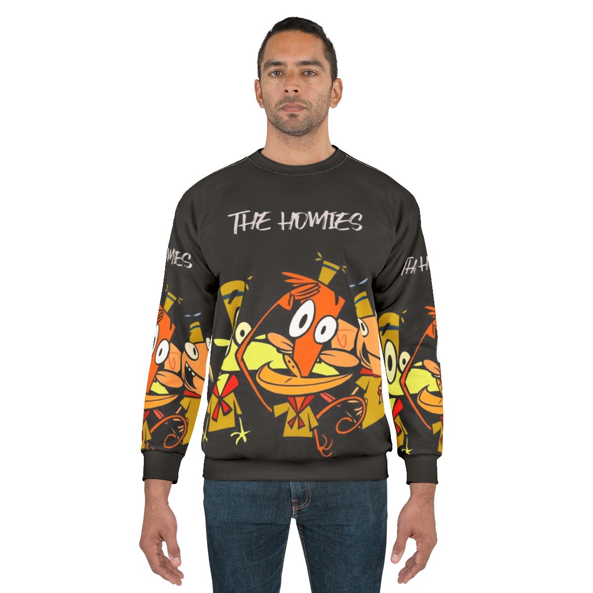 Homies Cartoon Sweatshirt with Camp Lazlo Design