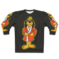 Hong Kong Phooey Cartoon Character Standing on Black Sweatshirt