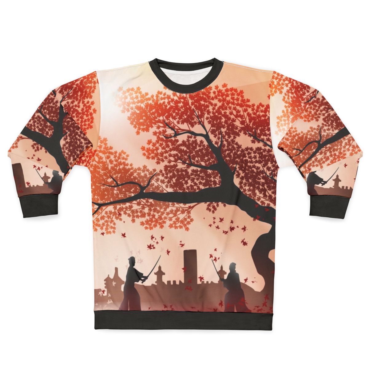 Jin Tsushima, the protagonist of Ghost of Tsushima, featured on a high-quality sweatshirt