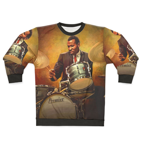 Elvin Jones Jazz Drummer Sweatshirt