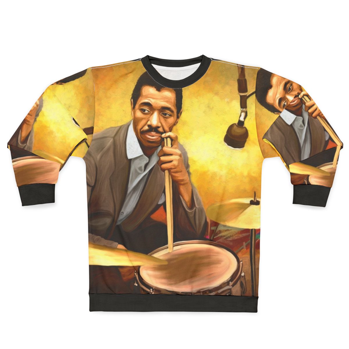Sweatshirt featuring Philly Joe Jones, a renowned jazz drummer