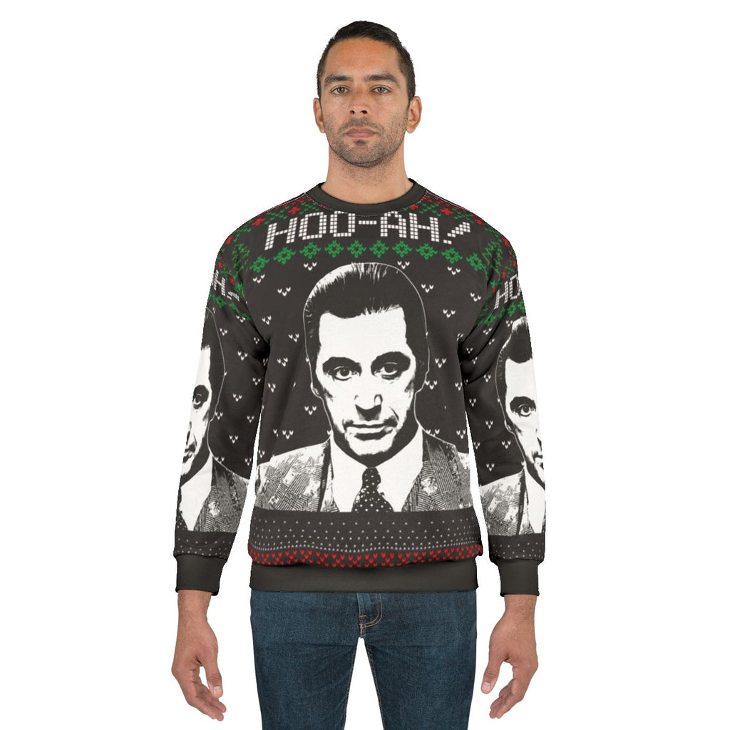 Ugly Christmas Sweater featuring Al Pacino quote