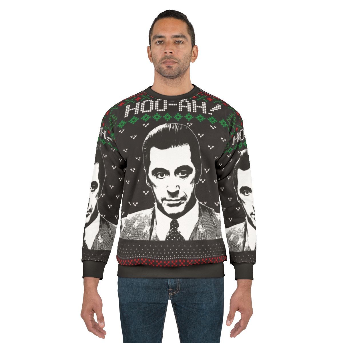 Ugly Christmas Sweater featuring Al Pacino quote