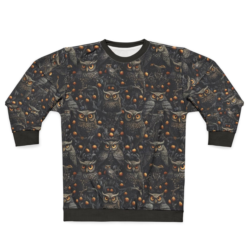 Hoo Goes There Halloween Sweatshirt with Witches and Owls