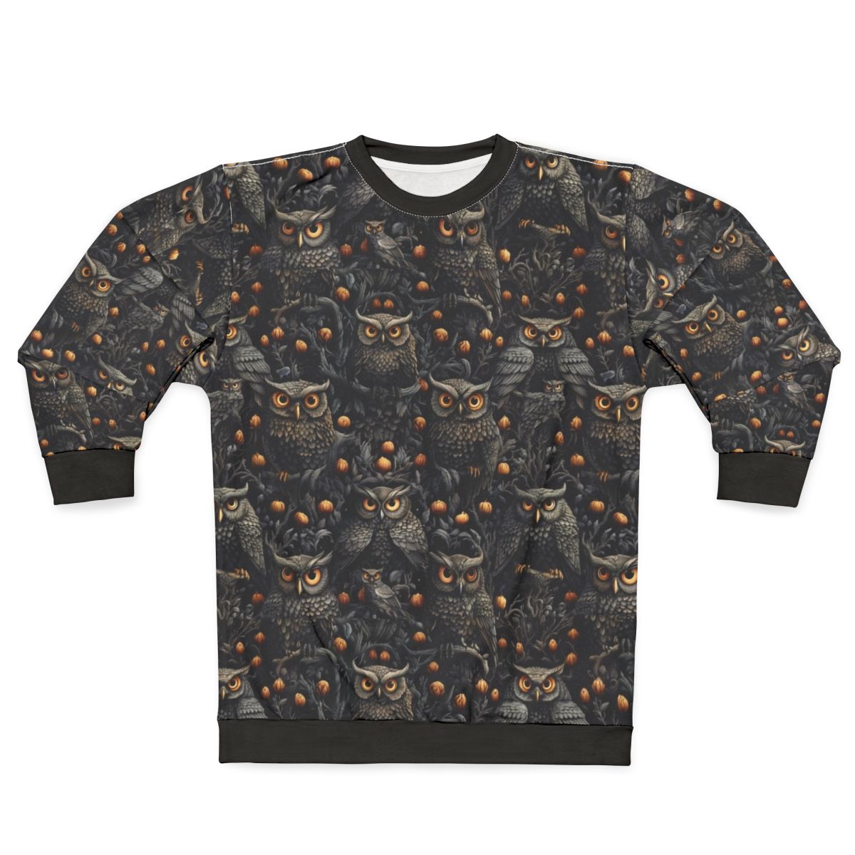 Hoo Goes There Halloween Sweatshirt with Witches and Owls
