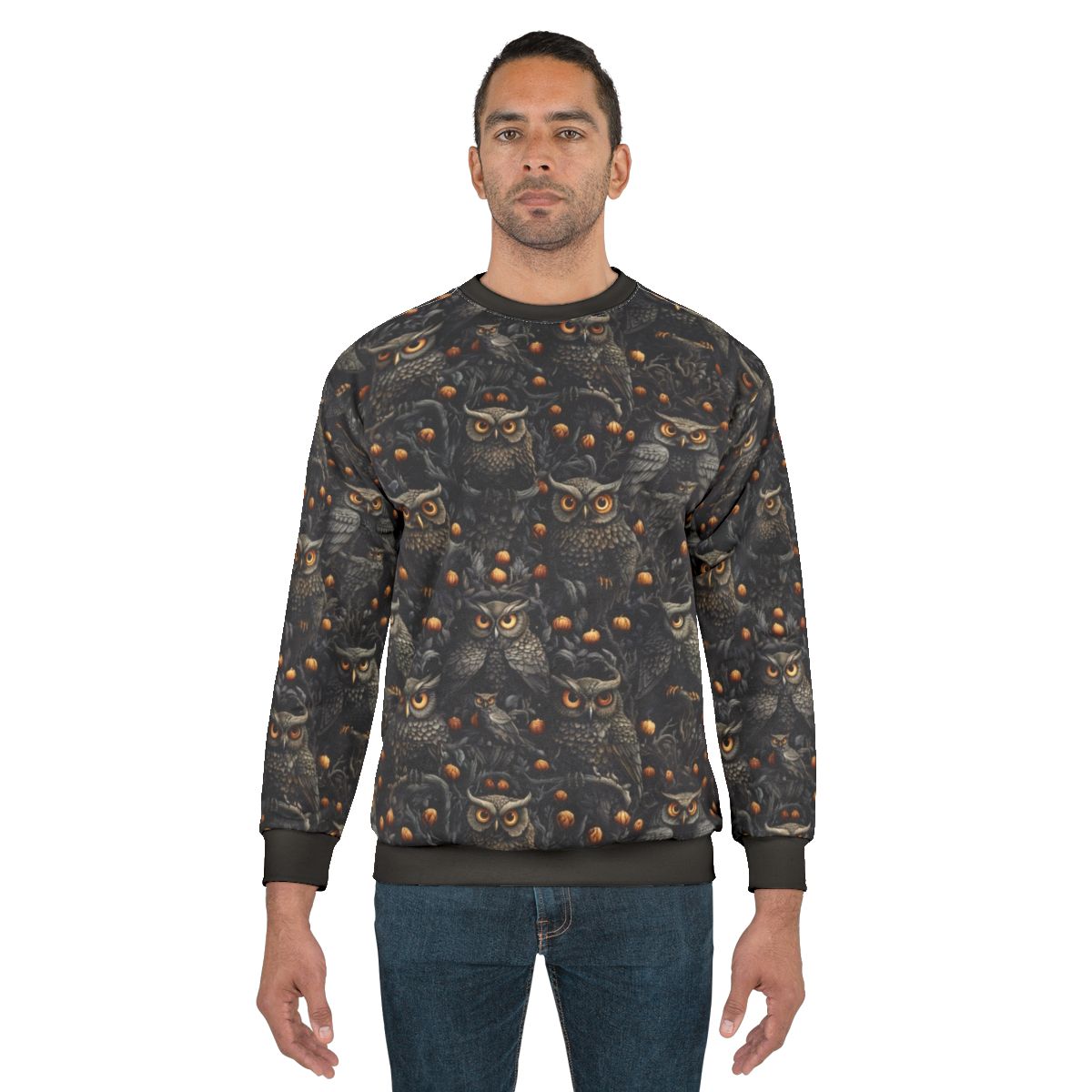 Hoo Goes There Halloween Sweatshirt with Witches and Owls