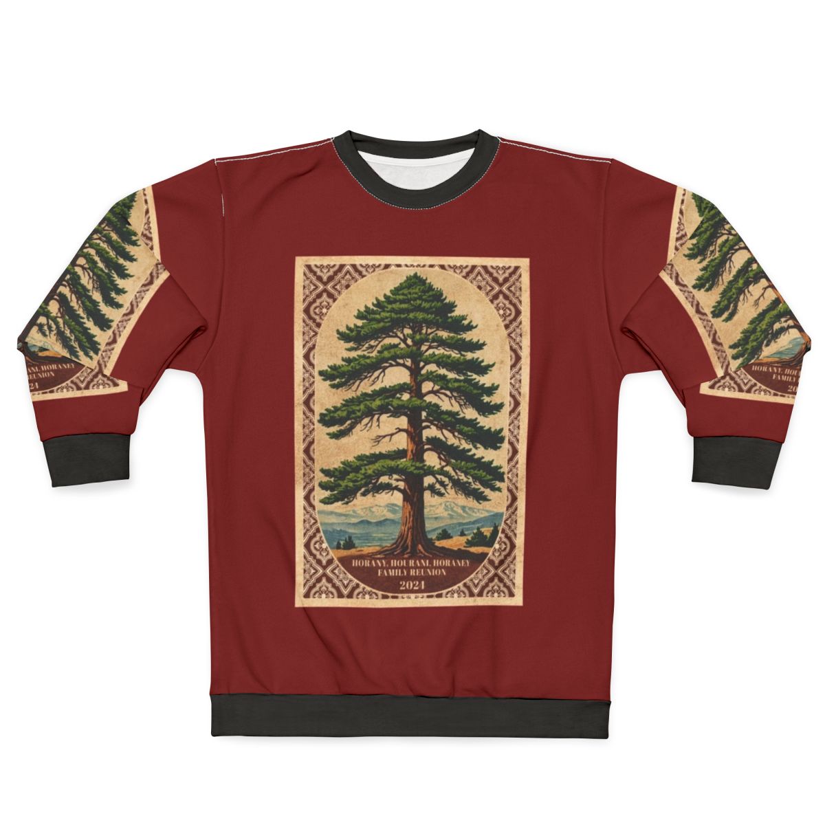 Family Reunion 2024 Customized Sweatshirt with Horany Family Design