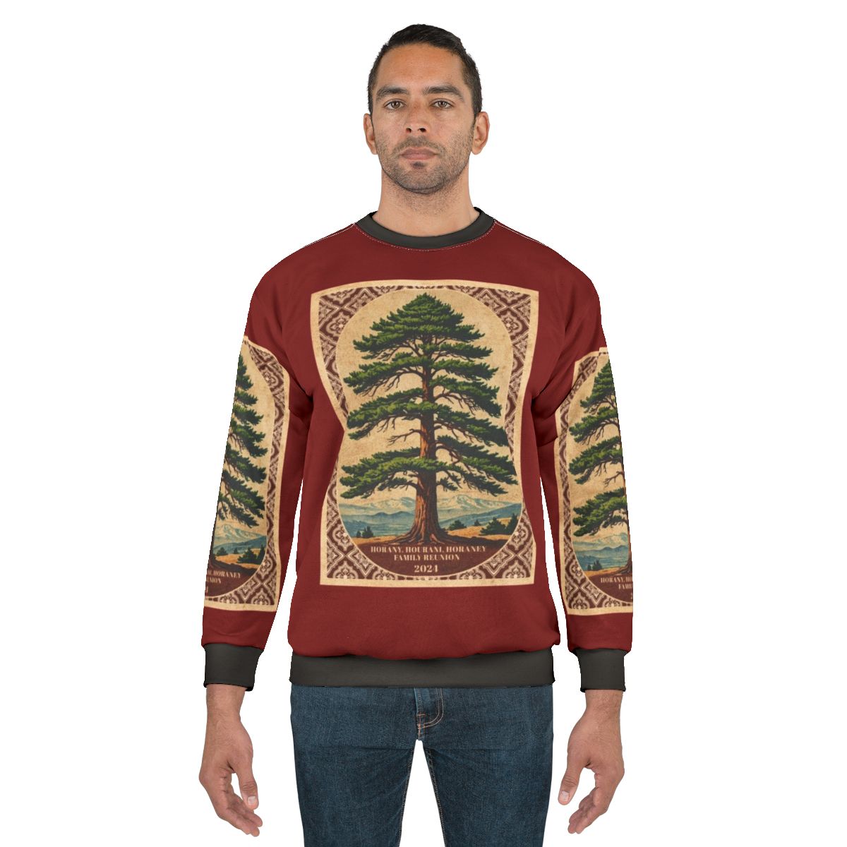 Family Reunion 2024 Customized Sweatshirt with Horany Family Design