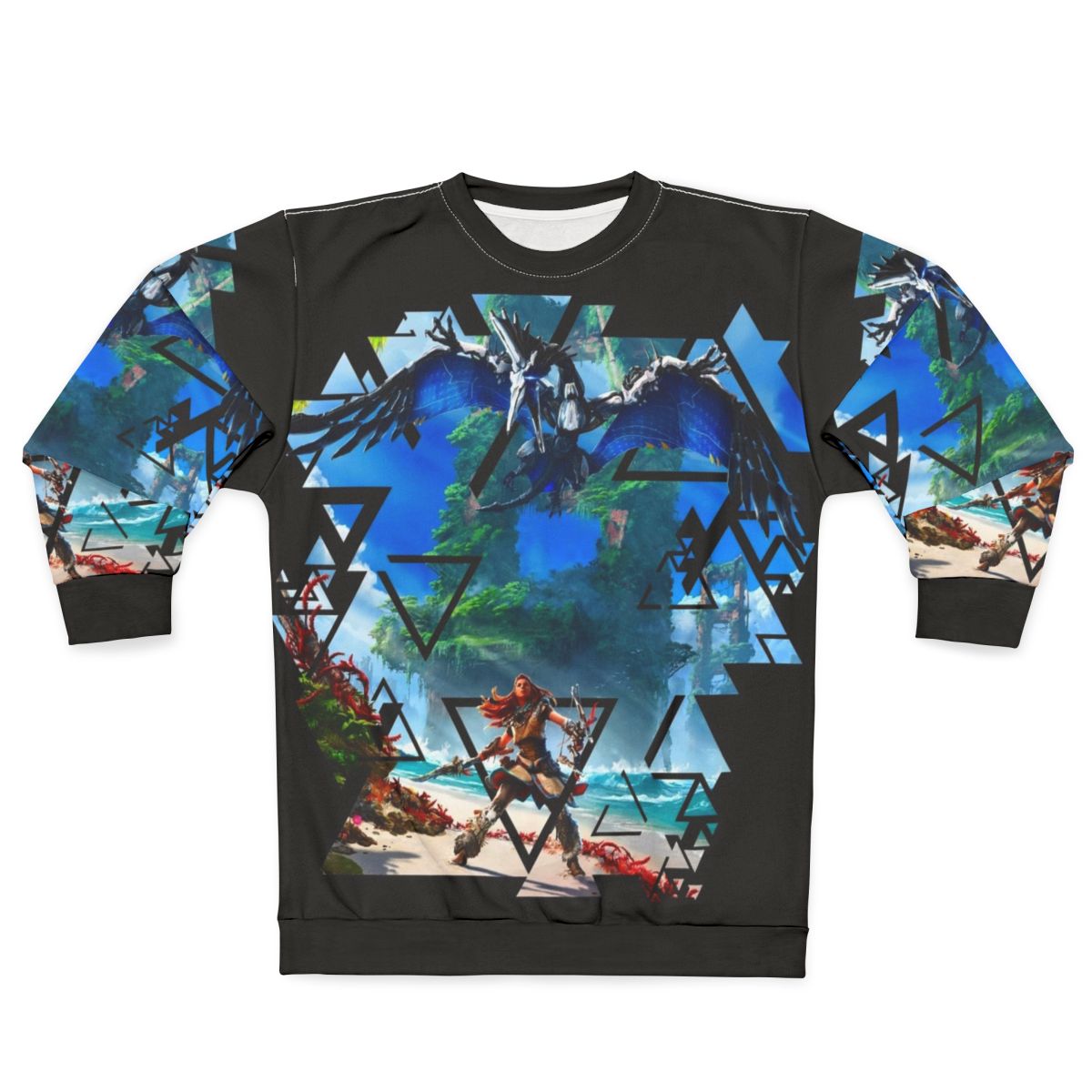 Horizon Forbidden West PlayStation 5 Sweatshirt featuring Aloy from the Guerrilla Games video game