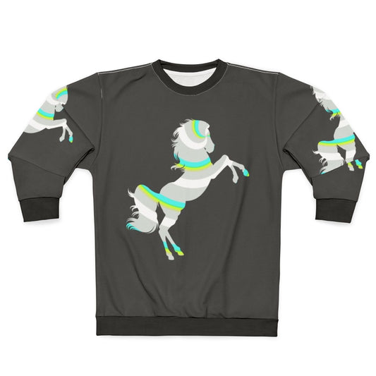 Legendary horse animal colorful sweatshirt