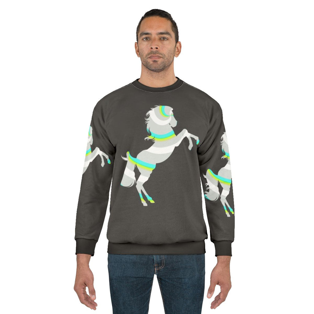 Legendary horse animal colorful sweatshirt