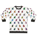 Colorful jockey silks horse racing sweatshirt